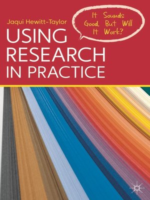 cover image of Using Research in Practice